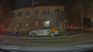 Запись видеорегистратора в ходу днём и вечером