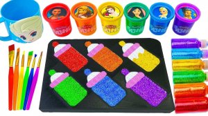 ИГРАЕМ В СЛАЙМЫ ЗАЛИВАЕМ В ФОРМЫ БУТЫЛОЧЕК ВИДЕО ДЛЯ ДЕТЕЙ ДЕТСКИЙ КАНАЛ ИГРАЛКИ-ЗАЛИПАЛКИ