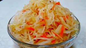 Квашеная капуста! Теперь Только этот РЕЦЕПТ! Хрустящая и  очень Вкусная!