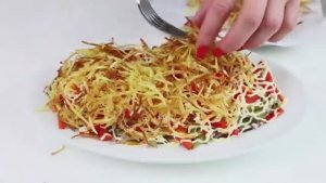 Салат ПРИНЦ. ОХ и Вкуснятина! Мясной салат для мужчин