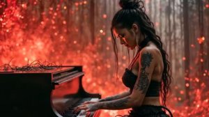 PIANO VIOLIN METAL BASS Crimson Theme Music Cinematic Instrumental