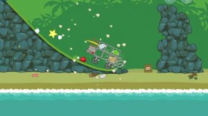 Angry birds:плохие свинки едут на машине🏎️ и в костюме робота