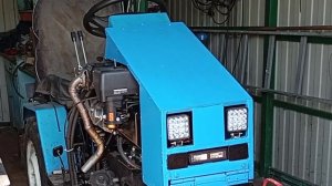 Обзор моего самодельного минитрактора классика.