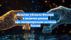 Бельгия убедила Италию в наличии рисков при экспроприации активов России