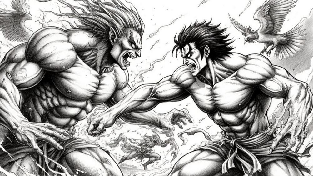 Ханма Юдзиро - мой Mugen - максимум слотов = 329967(33х9999) - 26.11.2025 (6)