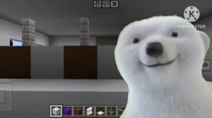 Белый медведь сиалор в майкрафте