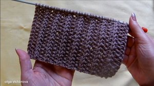 521 РЕЛЬЕФНЫЙ УЗОР СПИЦАМИ Вязание Узоры спицами