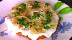 Венгерские жареные лепешки Лангош.