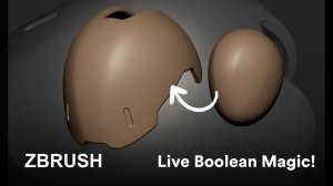 Как использовать Live Boolean в ZBrush | Быстрые и чистые хард-сёрфейс формы