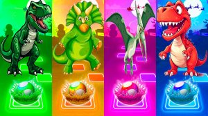 Coffin Dance Динозавры 240 уровень - Мультики про Динозавров | МУЛЬТФИЛЬМЫ ДИНОЗАВРЫ в Tiles Hop