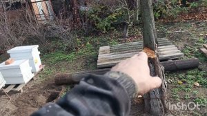 Переделка навеса  для пчёл.