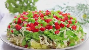 Салат МАРУСЯ. Рецепт Простой ,как название. Но Неожиданно Вкусный. Без мяса и сыра