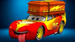 LOST CARS GAME! 😱 Lightning McQueen NEON RACING (Coffin Dance) Gameplay!