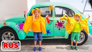 Веселый день детей в музее Селфи! Видео от Ники и Влада.