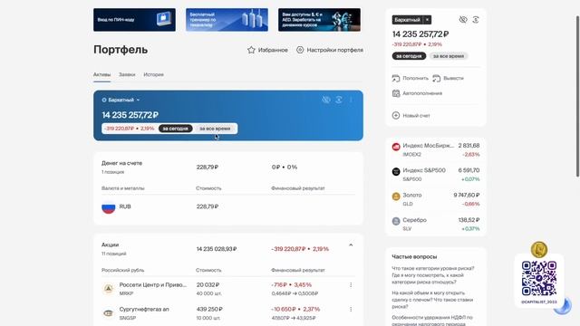 Ключевая Ставка 17% - УЖАСНЫЙ ОБВАЛ АКЦИЙ смотреть онлайн