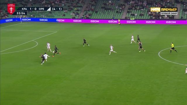 Краснодар - Оренбург. Голы и лучшие моменты видео. FONBET Кубок России по футболу сезона 2025-2026