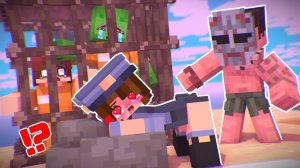 Сестренка Джей Джей любит игры в тюрьме!! ТЮРЕМНЫЙ ЧЕЛЛЕНДЖ？! - Анимация для Майнкрафта