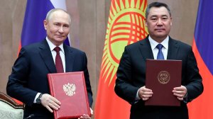 Главное с переговоров Путина и Жапарова во Дворце единства