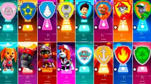 Мультики для Детей Щенячий Патруль Tiles Hop - СКАЙ, ГОНЩИК, ЭВЕРЕСТ, КРЕПЫШ, РАЙДЕР