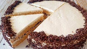 Творожный кето Торт с шоколадом без сахара, без глютена!