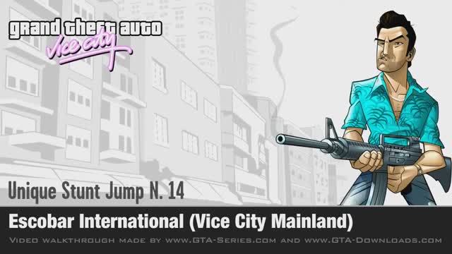 GTA Vice City - Walkthrough - Unique Stunt Jumps #14 - Escobar International