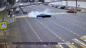 У водителя BMW отняли машину за опасный дрифт в Смоленске ради девушки