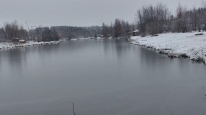 Утро на водоеме.