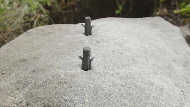 Кузнечное дело. Инструменты для колки камня смотреть онлайн