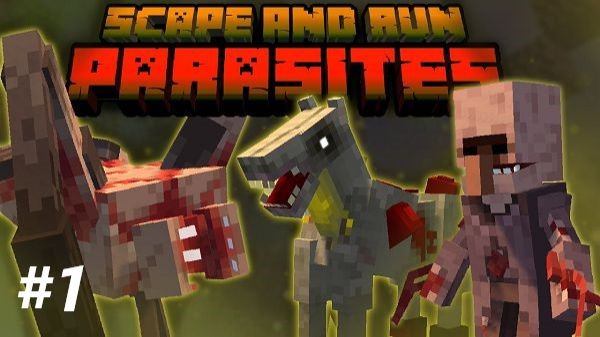 МАЙНРАФТ С ПАРАЗИТАМИ #1 МНОГО ЛУТА И ПЕРВОЕ ОТРАВЛЕНИЕ! смотреть онлайн