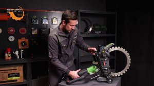 Как повернуть рукоятку на  кольцерезе по бетону Diamaster TITAN-400