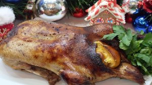 Утка запеченная в ароматном маринаде