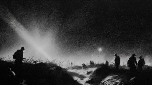 Жена мужа на фронт провожала