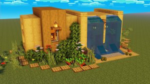Дом с Водопадом | Minecraft Туториал