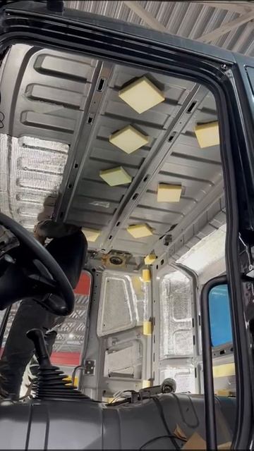 Шумо-виброизоляция и утепление кабины FAW смотреть онлайн