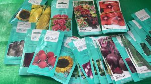 Пришли долгожданные семена цветов и овощей из Садов России! Обзор.