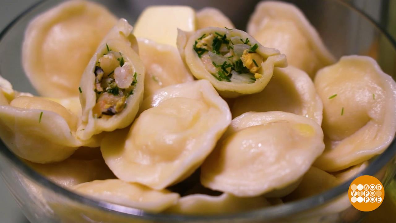 Главное пельменное правило: тесто тонкое, начинка сочная! Доброе утро. Фрагмент выпуска от 26.11....