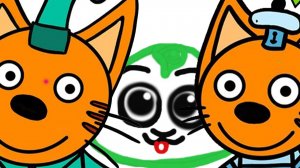 УГАДАЙ КОГО РИСУЕМ Развивающие игры Три кота