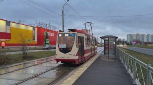 Проект «Трамваи Санкт-Петербурга» 13 серия. Трамвай 71-134(ЛМ-99) уже история!