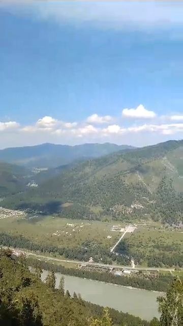 Катунь, вид сверху.