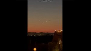 Странные огни НЛО над США и это не воздушные шары