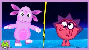 Смешарики против Лунтика.Бег Наперегонки Героев Мультиков.Кто Самый Ловкий и Быстрый