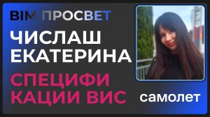 Как Самолет считает спецификации ВИС? Рассказала Екатерина Числаш. BIM Просвет №15