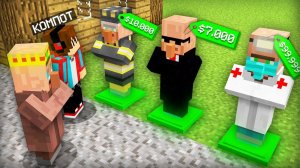 МЭР НАНЯЛ НОВЫХ ЖИТЕЛЕЙ В НАШУ ДЕРЕВНЮ В МАЙНКРАФТ | Компот Minecraft