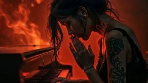 Violin Metal Cello Piano Bass Calm Ambient Scattered among petals in the snow