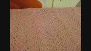 Фантазийный узор спицами