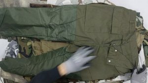 40790 Микс милитари (военка), 5пак, CREAM MILITARY MIX, секонд (cream/extra) оптом