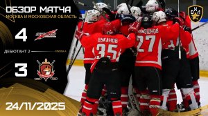 ОБЗОР / ЭНЕРГИЯ - ТРИУМФ / 24.11.25 / ОХЛ МОСКВА / ДИВИЗИОН ДЕБЮТАНТ 2