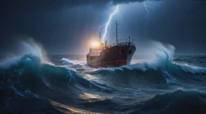 Бушующий океан