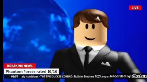 МОЯ РЕАКЦИЯ НА BREAKING NEWS РОБЛОКС