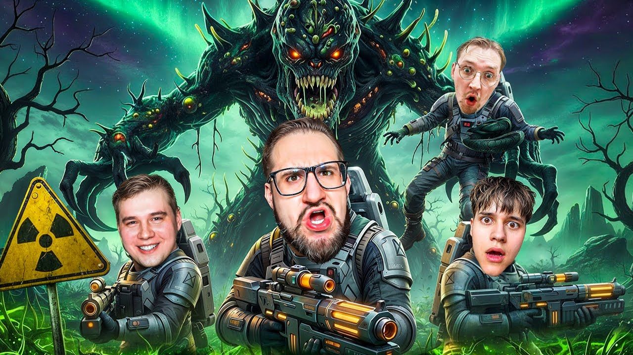 ПРОВЕЛИ 72 ЧАСА на ПЛАНЕТЕ с РАДИАЦИЕЙ И МОНСТРАМИ! смотреть онлайн
